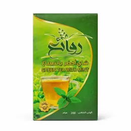 خلطة الشاي الأخضر بالنعناع من روائع